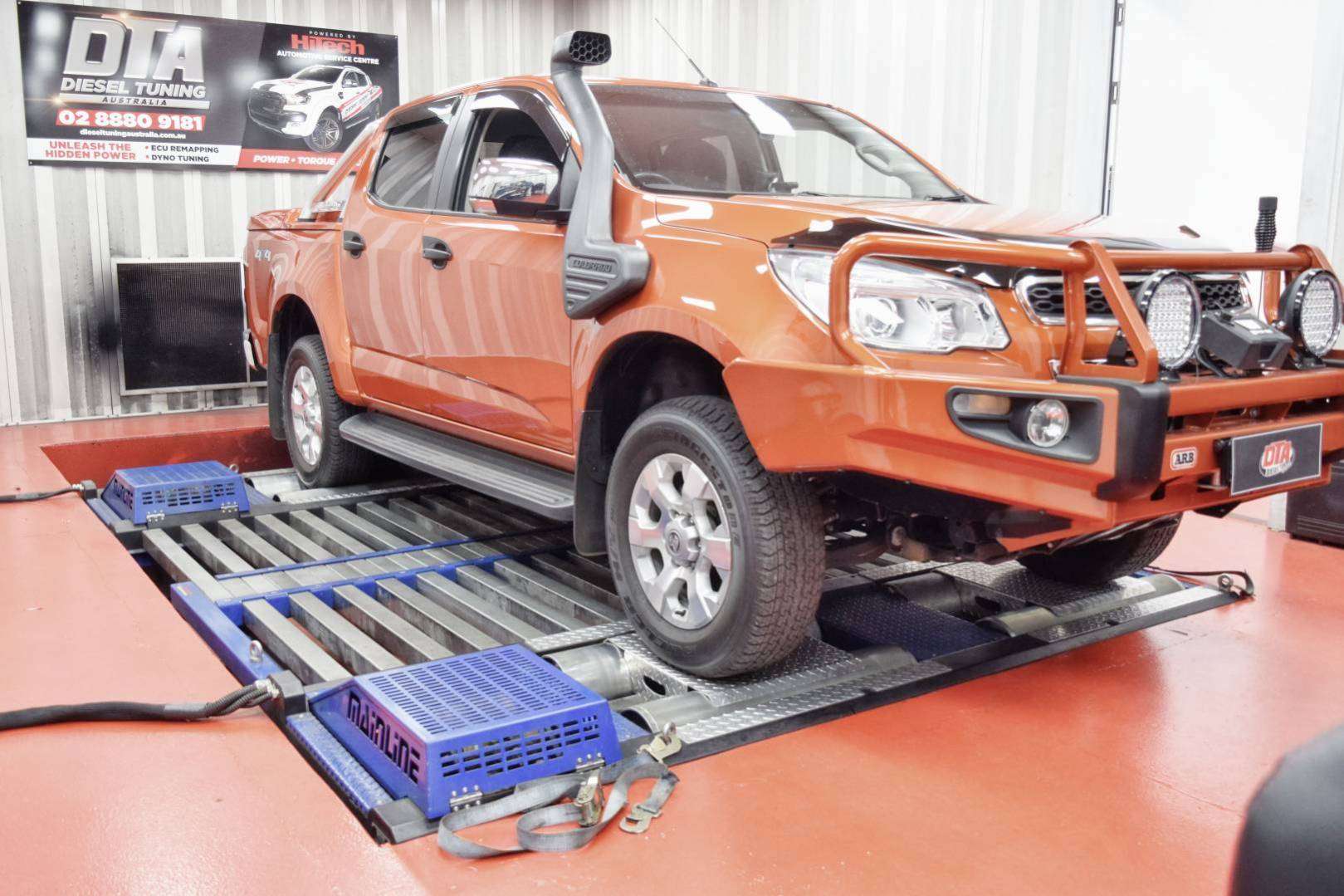 Colorado ECU remap dyno result — Diesel Tuning Australia