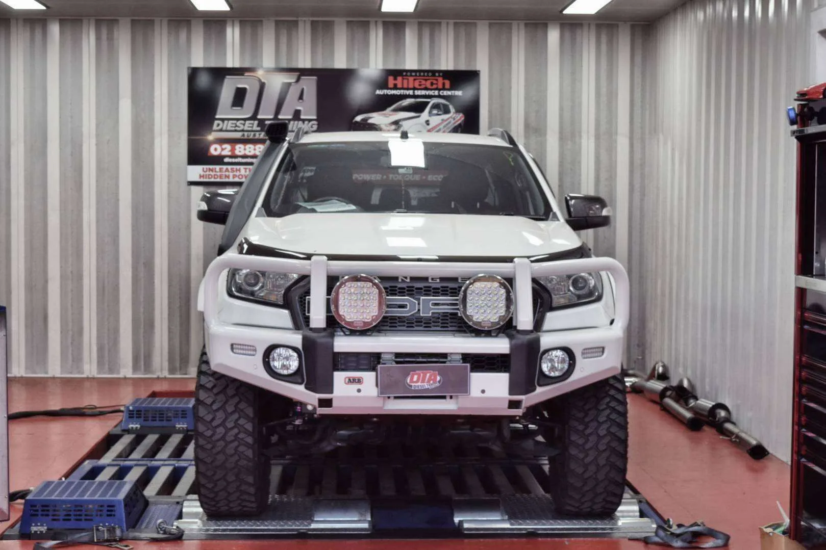 Ranger Wildtrak 2016 dyno graph — remap power and torque