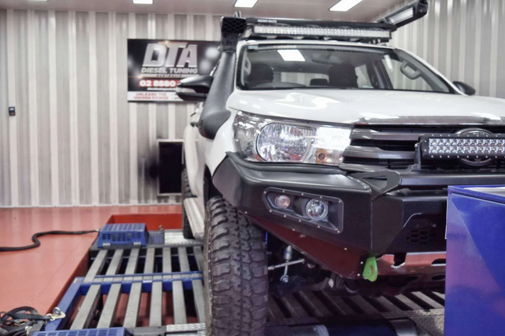 Toyota Hilux 2.8 D4D 2017 auto on the dyno — Diesel Tuning Australia