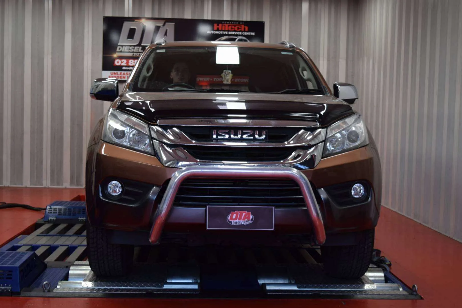 Isuzu MU-X 3.0L 2015 on the dyno — Diesel Tuning Australia