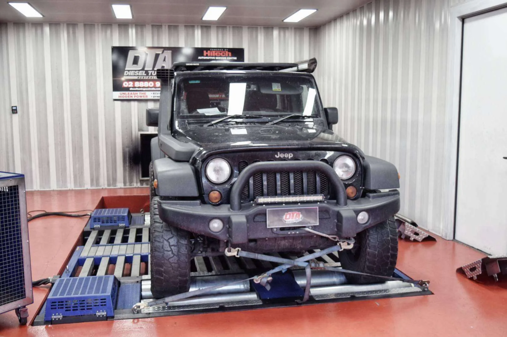 Jeep Wrangler 2.8 2012 auto remap — dyno before and after