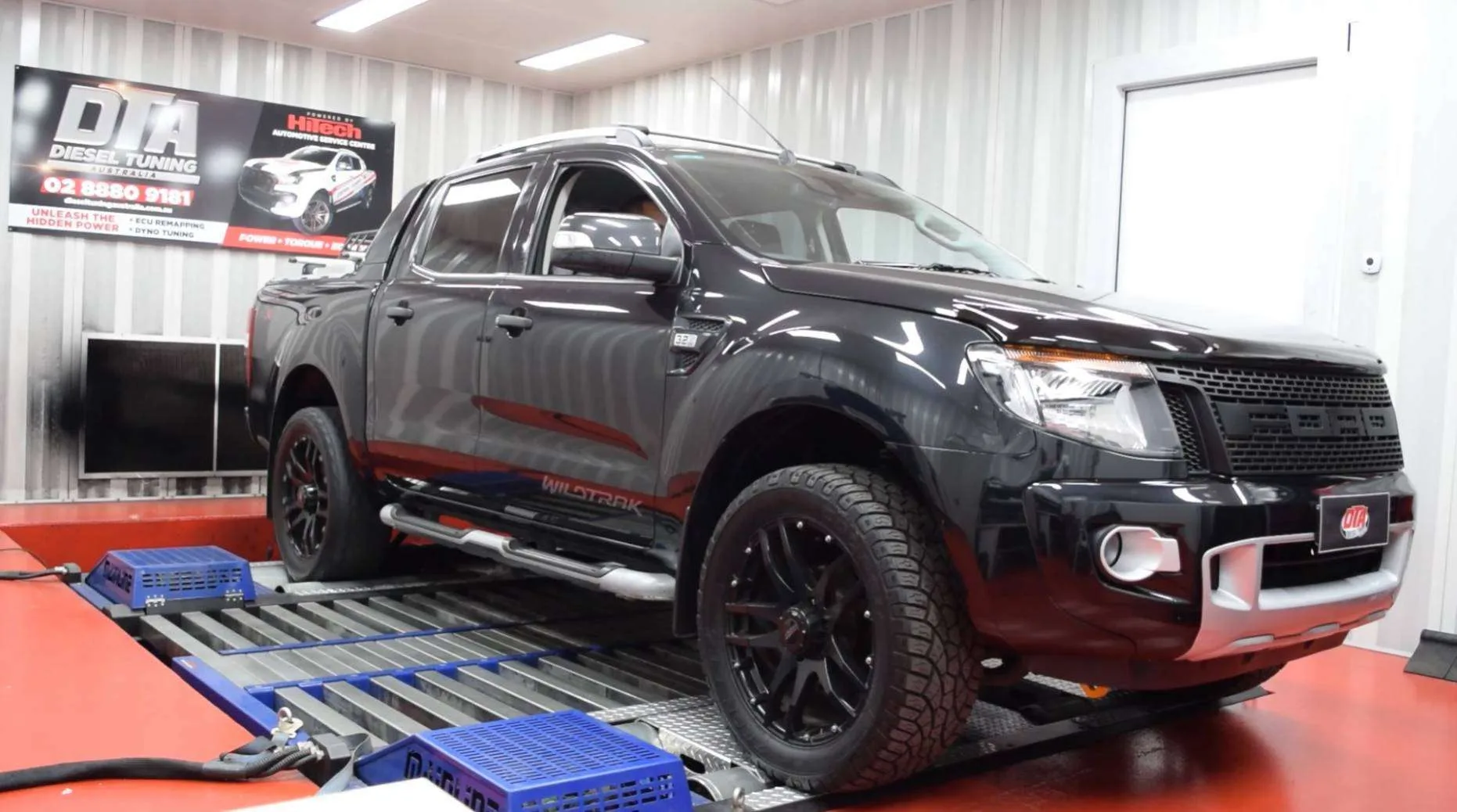 Ford Ranger Wildtrak 3.2 2013 auto on the dyno — Diesel Tuning Australia