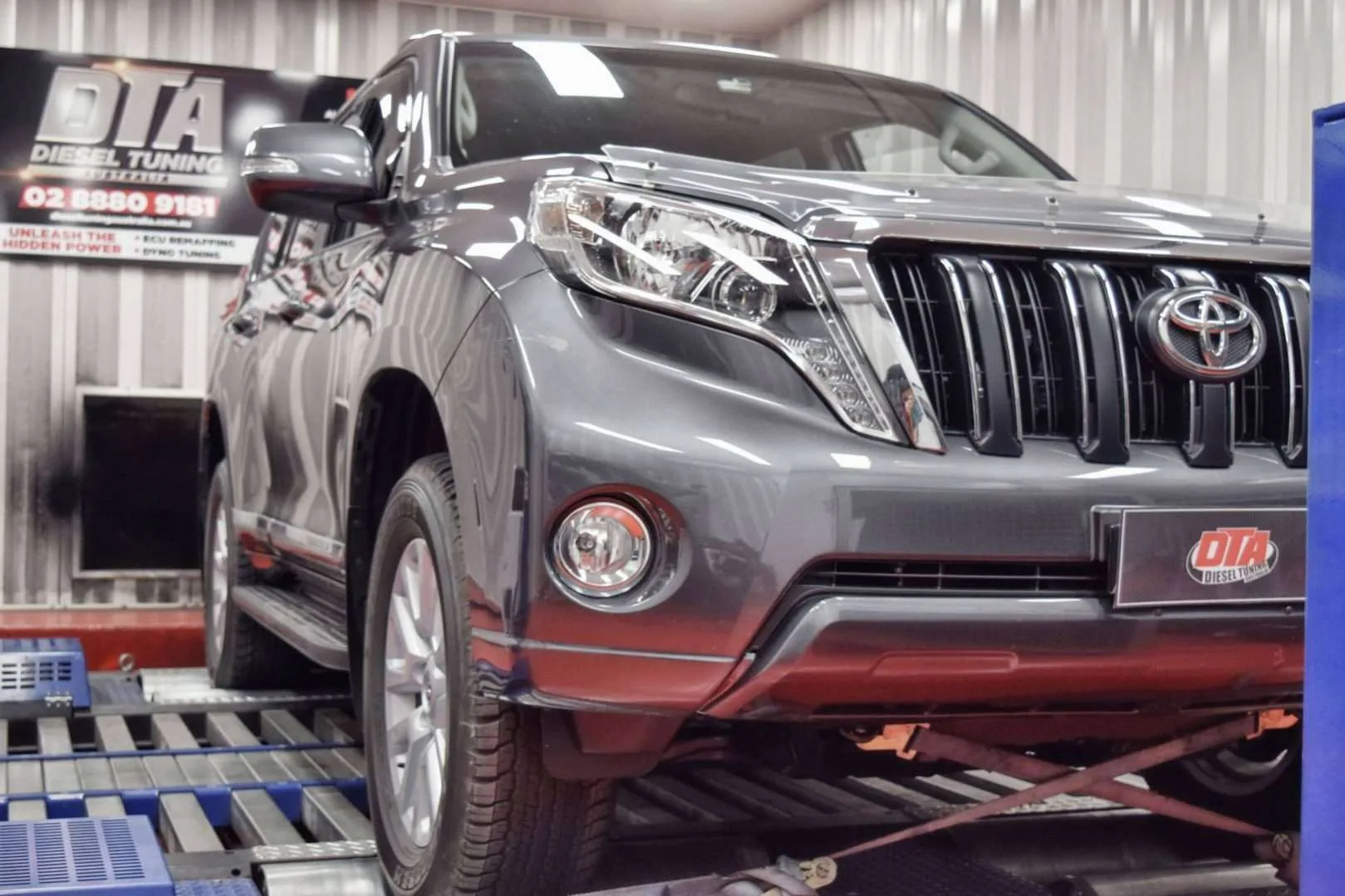 Toyota LandCruiser Prado 2017 2.8 on the dyno — Diesel Tuning Australia
