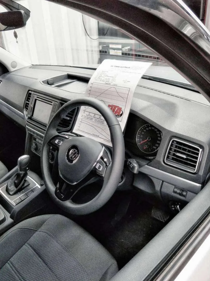 Amarok V6 ECU remap — DTA calibration results