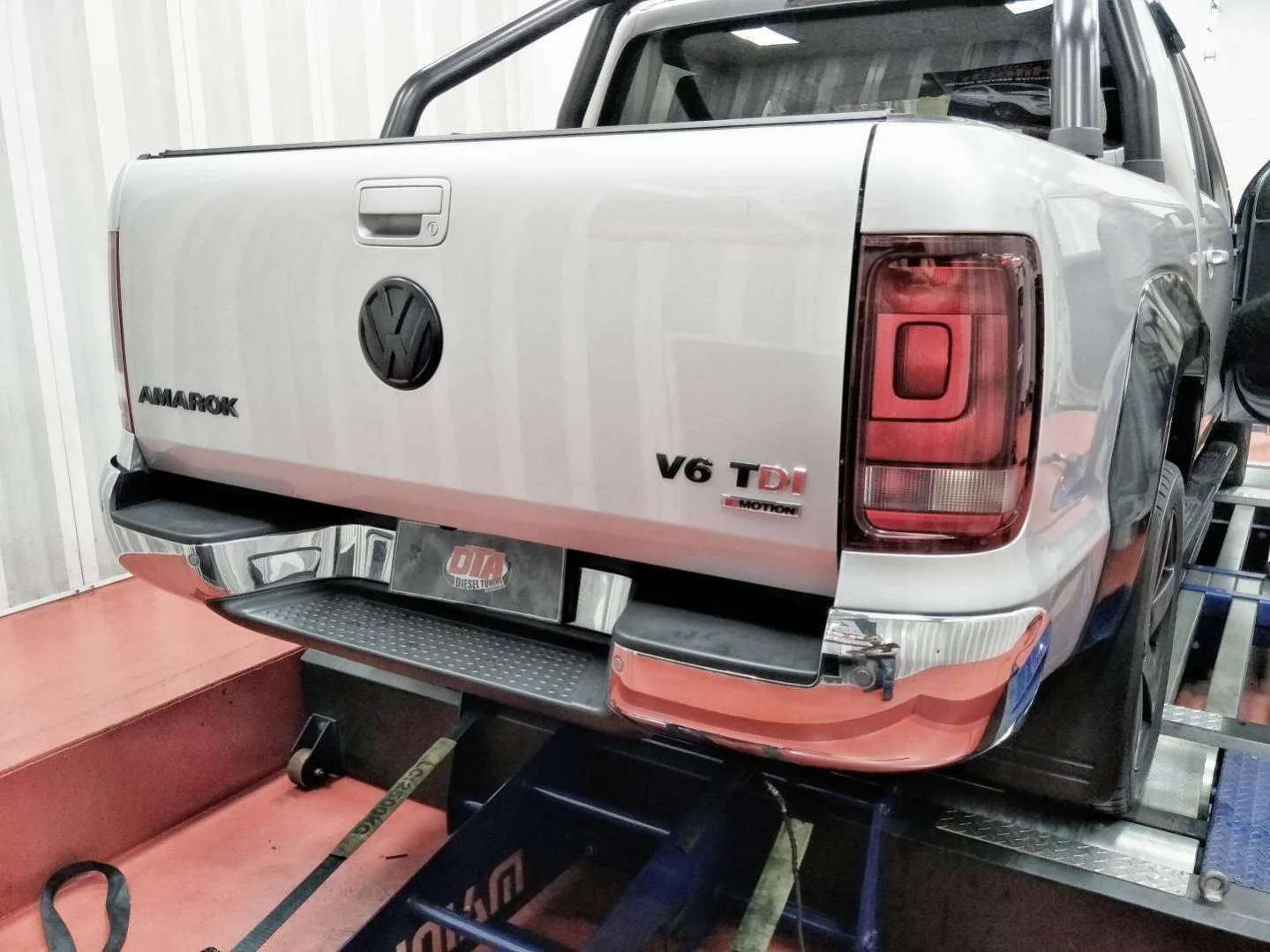 Amarok V6 dyno graph — remap power and torque curve