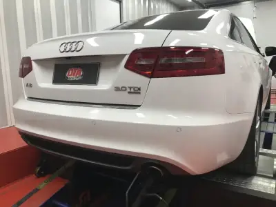 Audi A6 3.0 TDI rear view — completed ECU remap
