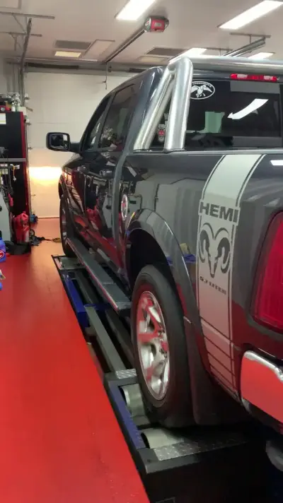 RAM 1500 3L ECU remap — RAM 1500 HEMI grey on the DTA dyno — ECU remap Sydney