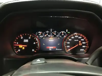 GMC Sierra instrument cluster showing pre-remap diagnostic — DTA Sydney