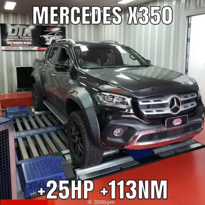 Isuzu MU-X 2023 — +32HP +175NM dyno result at Diesel Tuning Australia