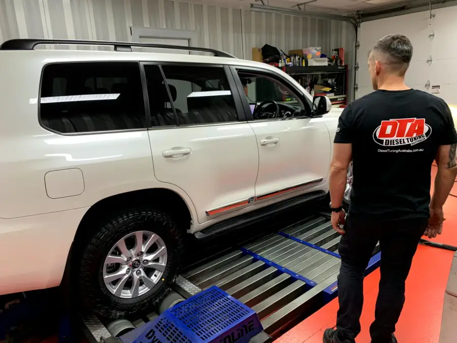 Toyota LandCruiser 300 on Mainline dyno — DTA Sydney workshop